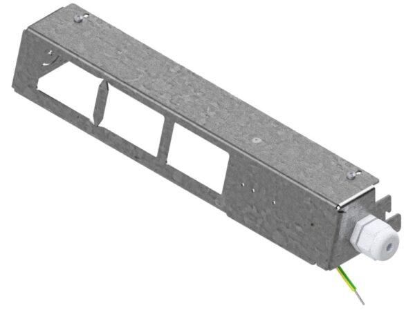 Produktbild UBK 100 600  -  Steckdosen-Satellit inkl. KV für 3x FLF horizontal, leer, zu Unterflur-Bodenkanal UBK 60